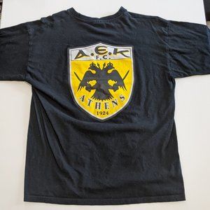 AEK Athens Football Club Soccer L Tee